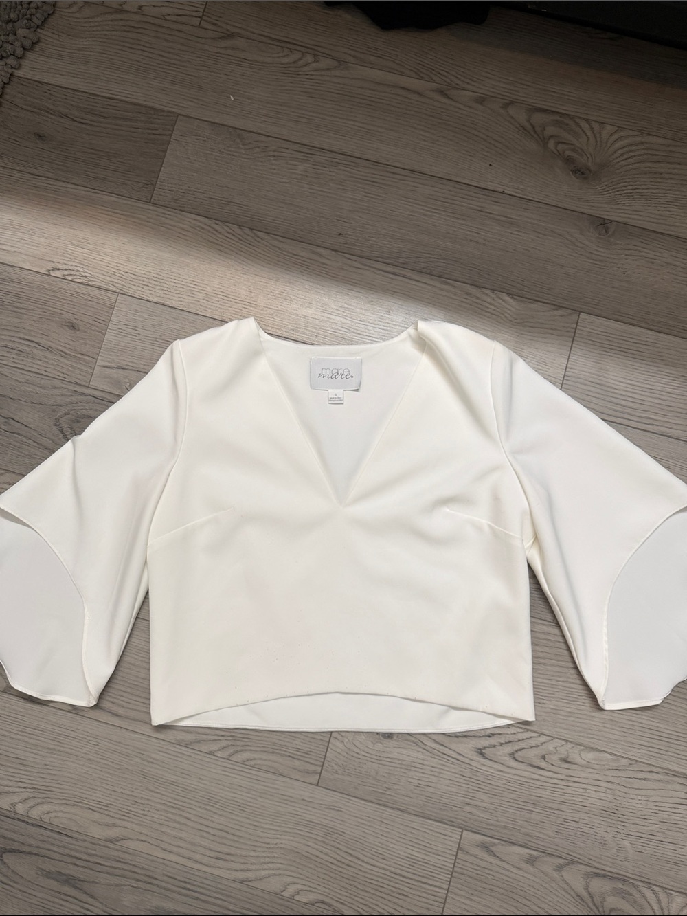 V-Neck Bell Sleeve Top